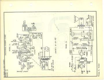 National Dobro 21 schematic circuit diagram